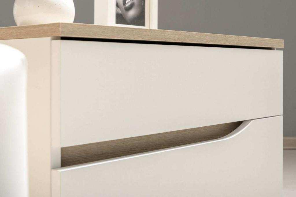 Модульная спальня Муссон Белый/Дуб Эндгрейн